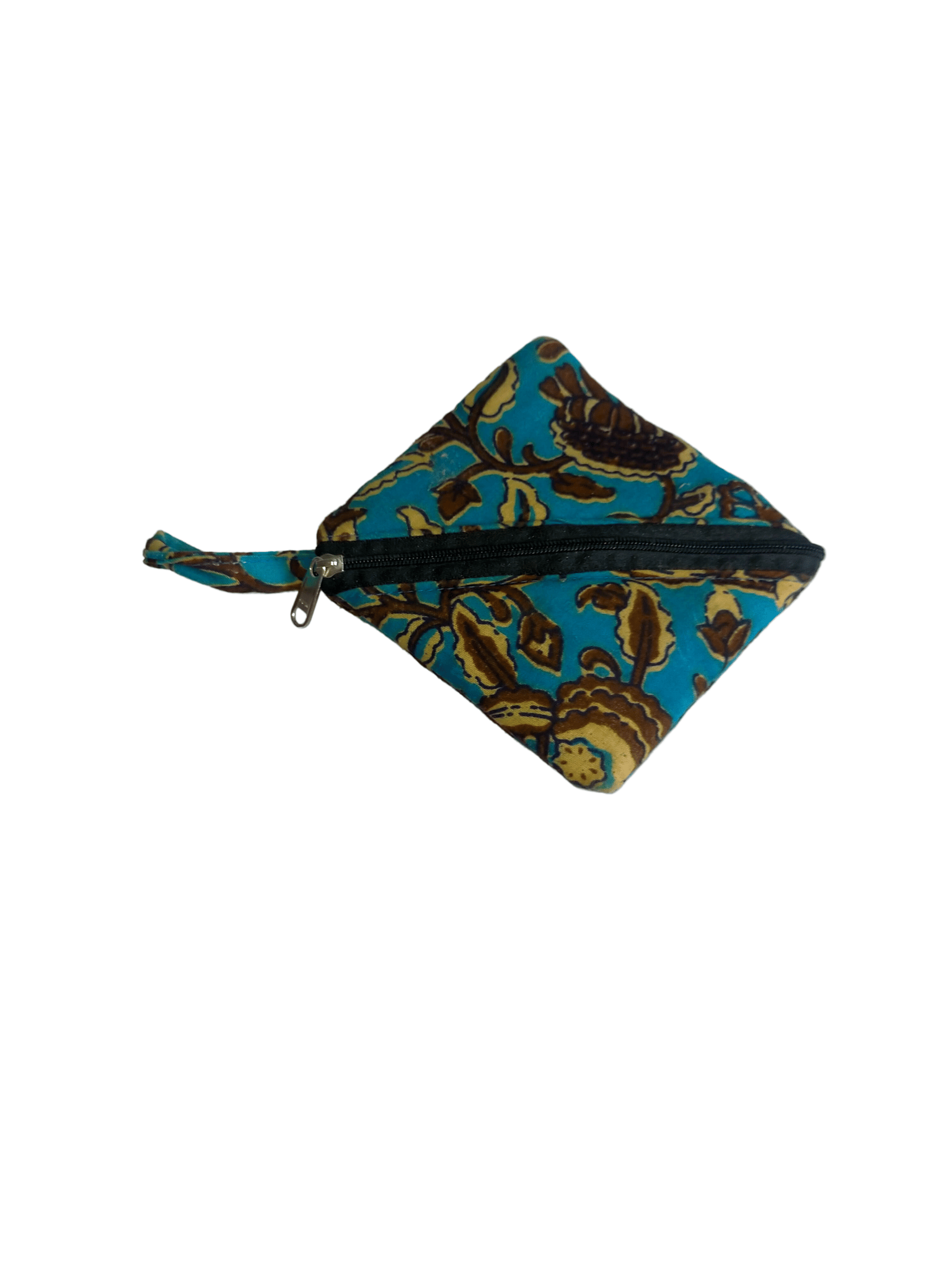 Handmade Blue Floral Coin Purse