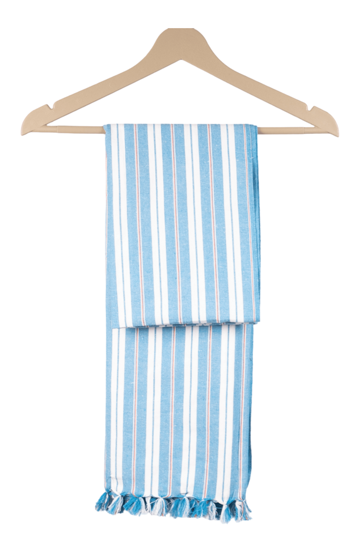 Blue & White Striped Cotton Towel