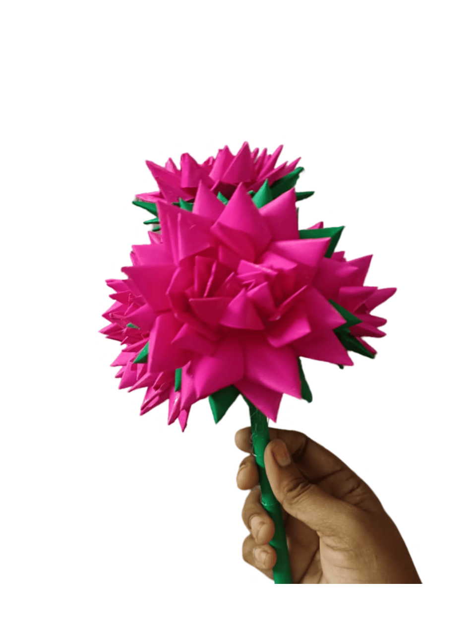 Handmade Pink Lotus Paper Craft