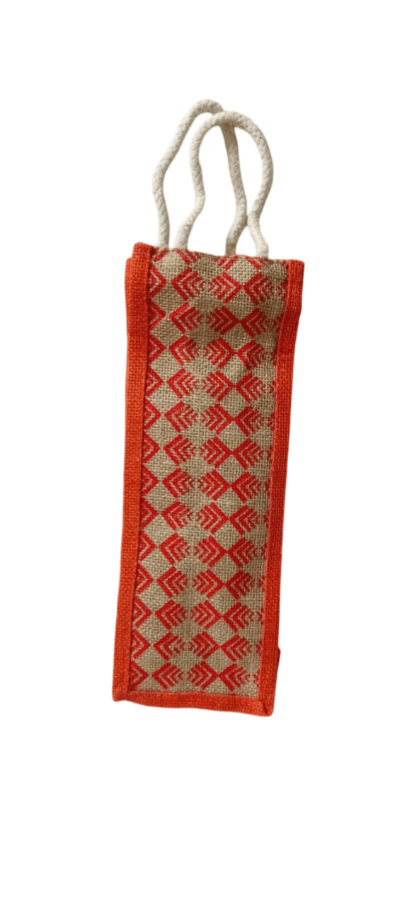 Jute Water Bottle Bag