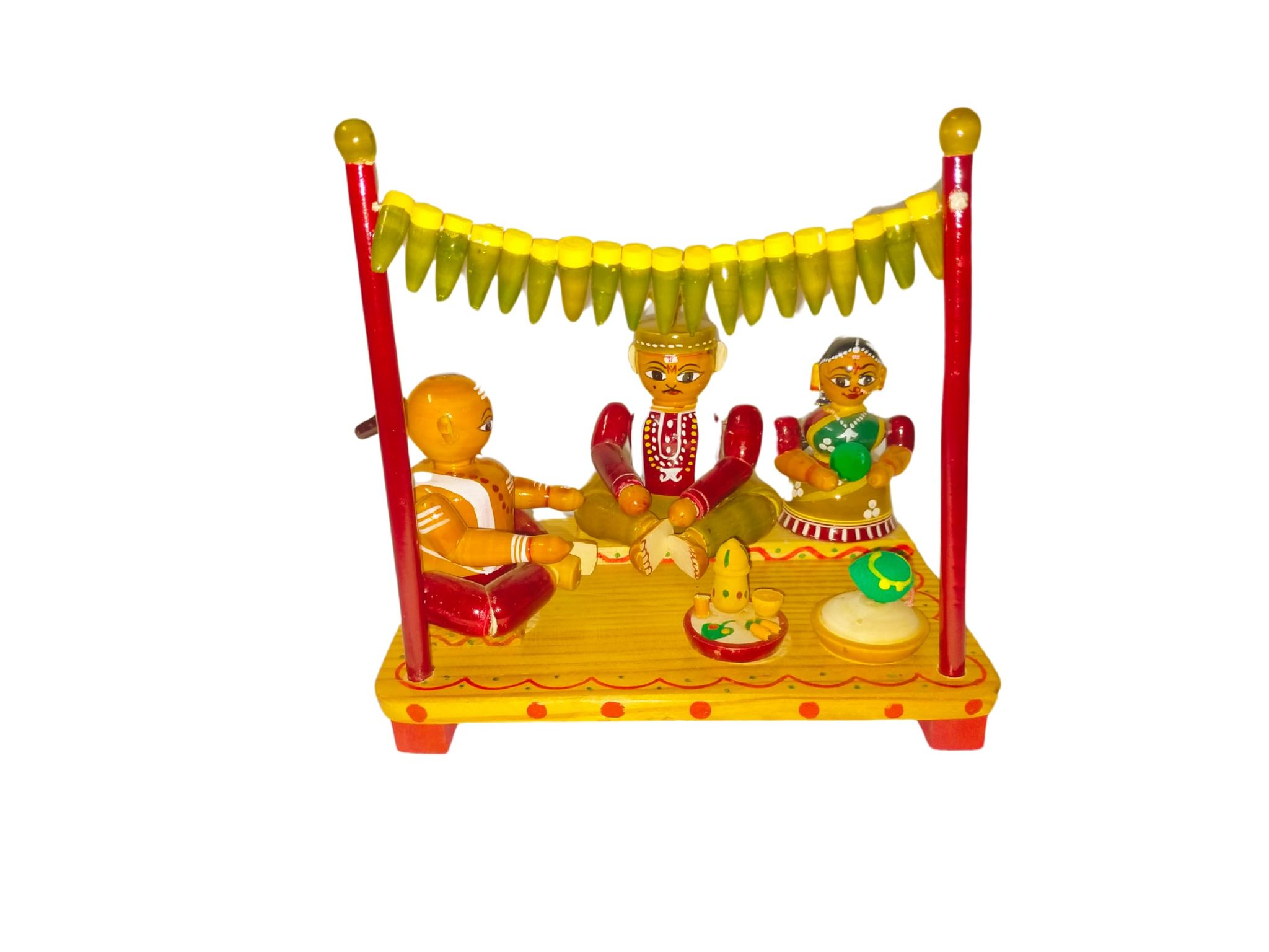 Wooden Marriage Mandapam Set