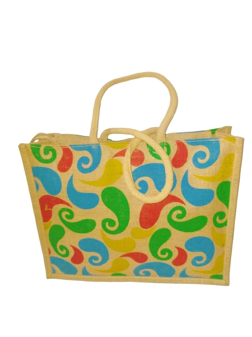 Multicolor Utility Jute Bag