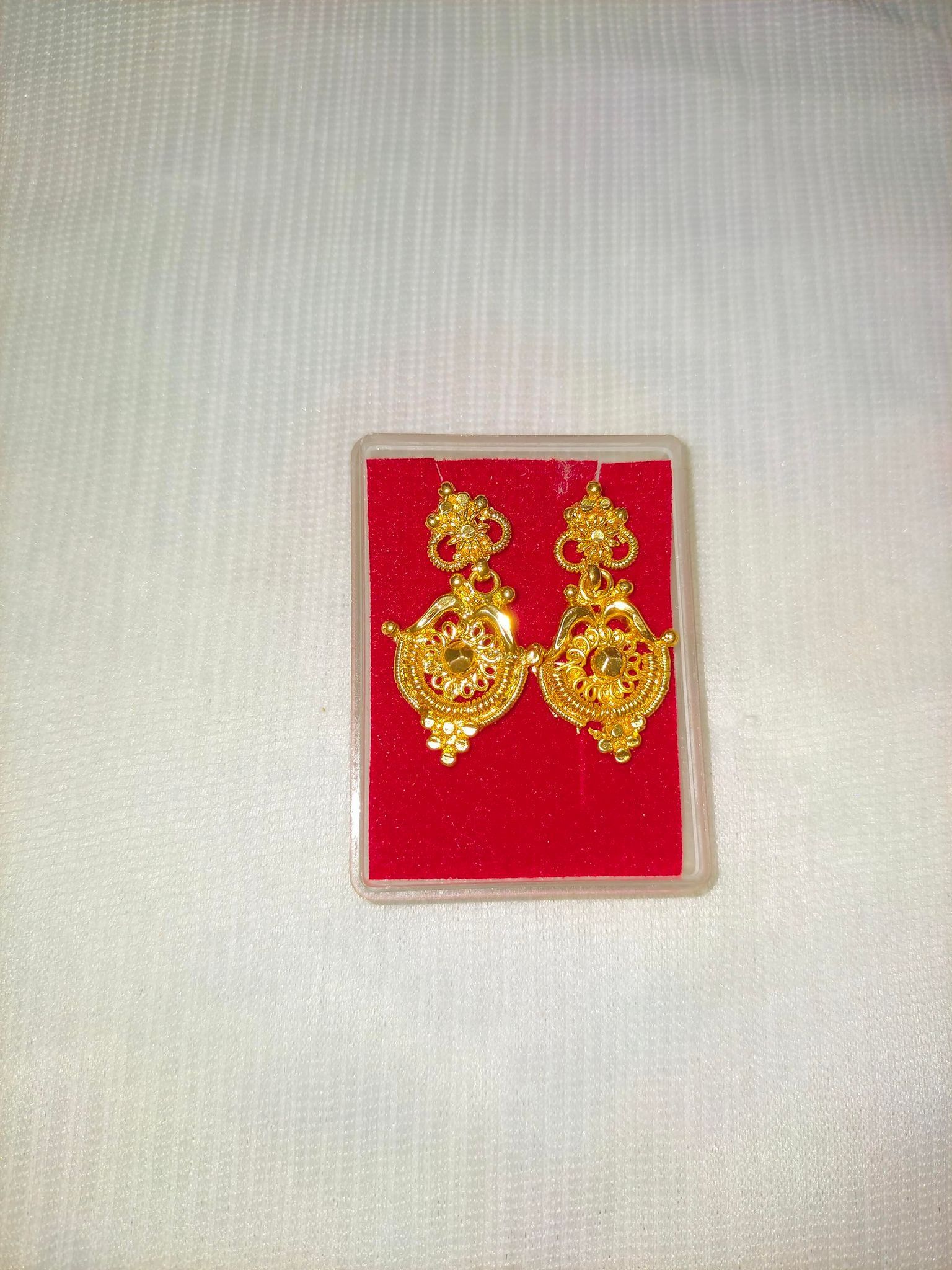 One Gram Gold Earrings