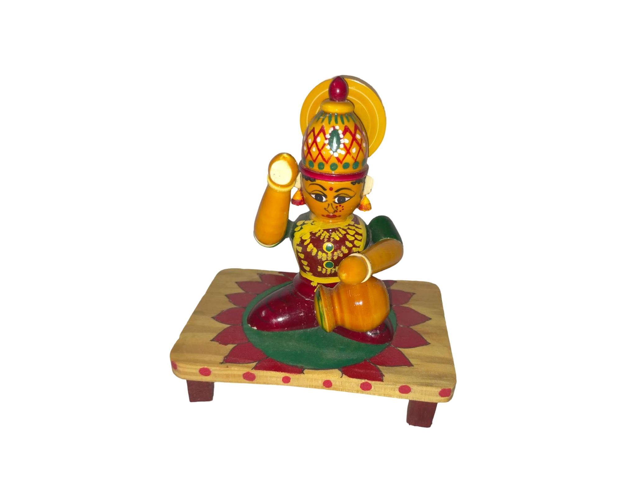 Etikoppaka Wooden Lakshmi Idol