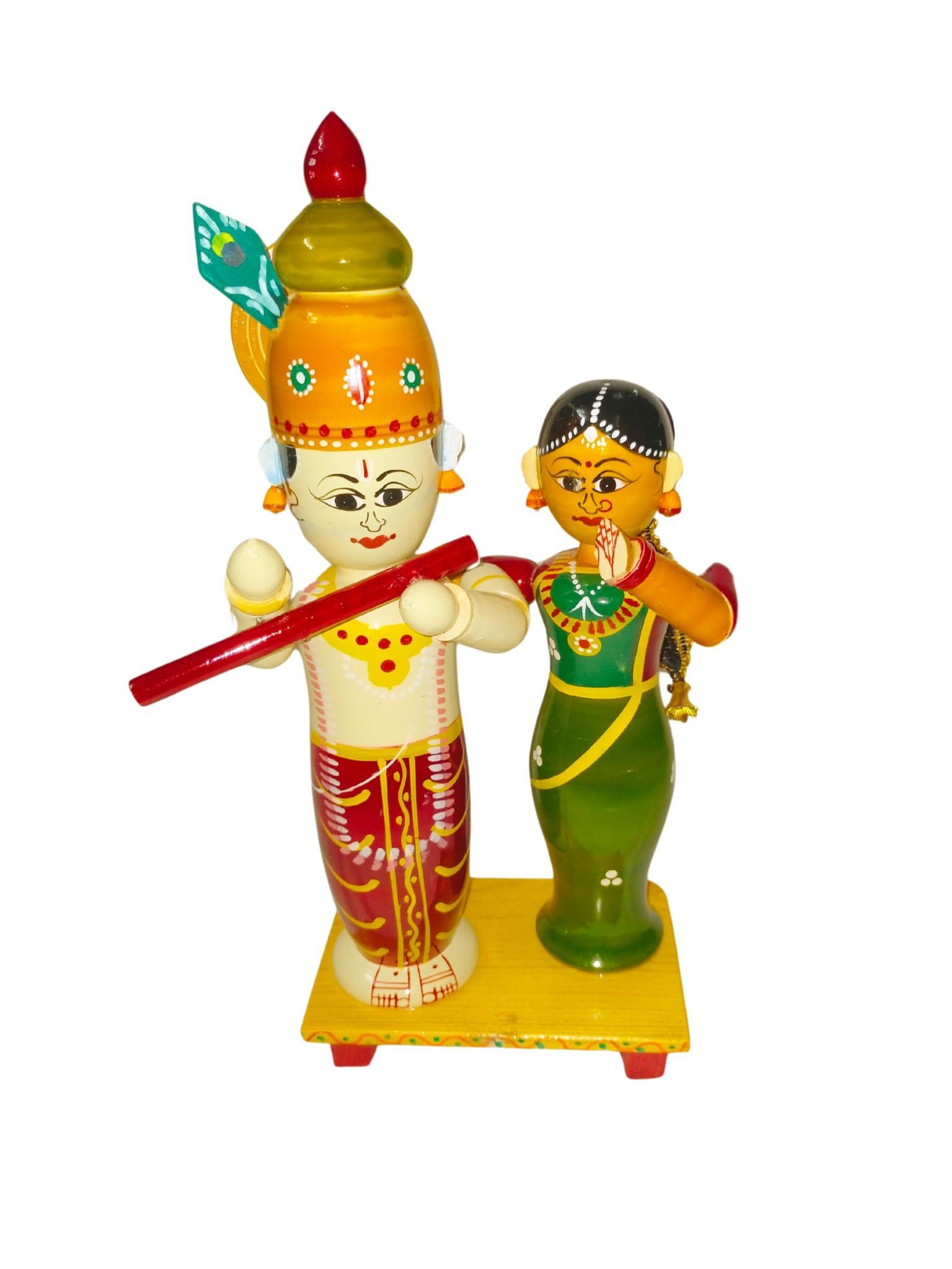 Etikoppaka Wooden Radha Krishna
