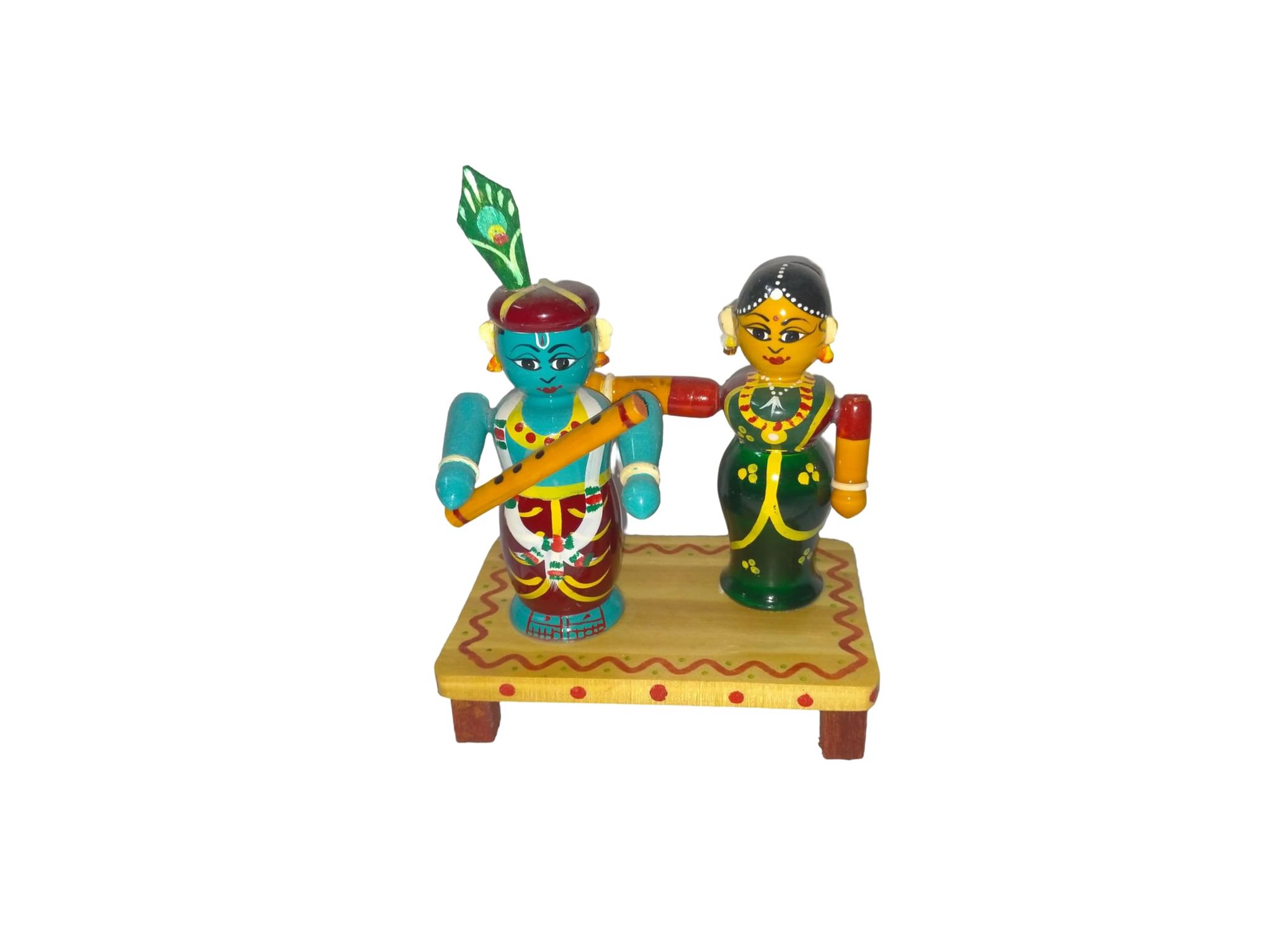 Etikoppaka Wooden Radha Krishna