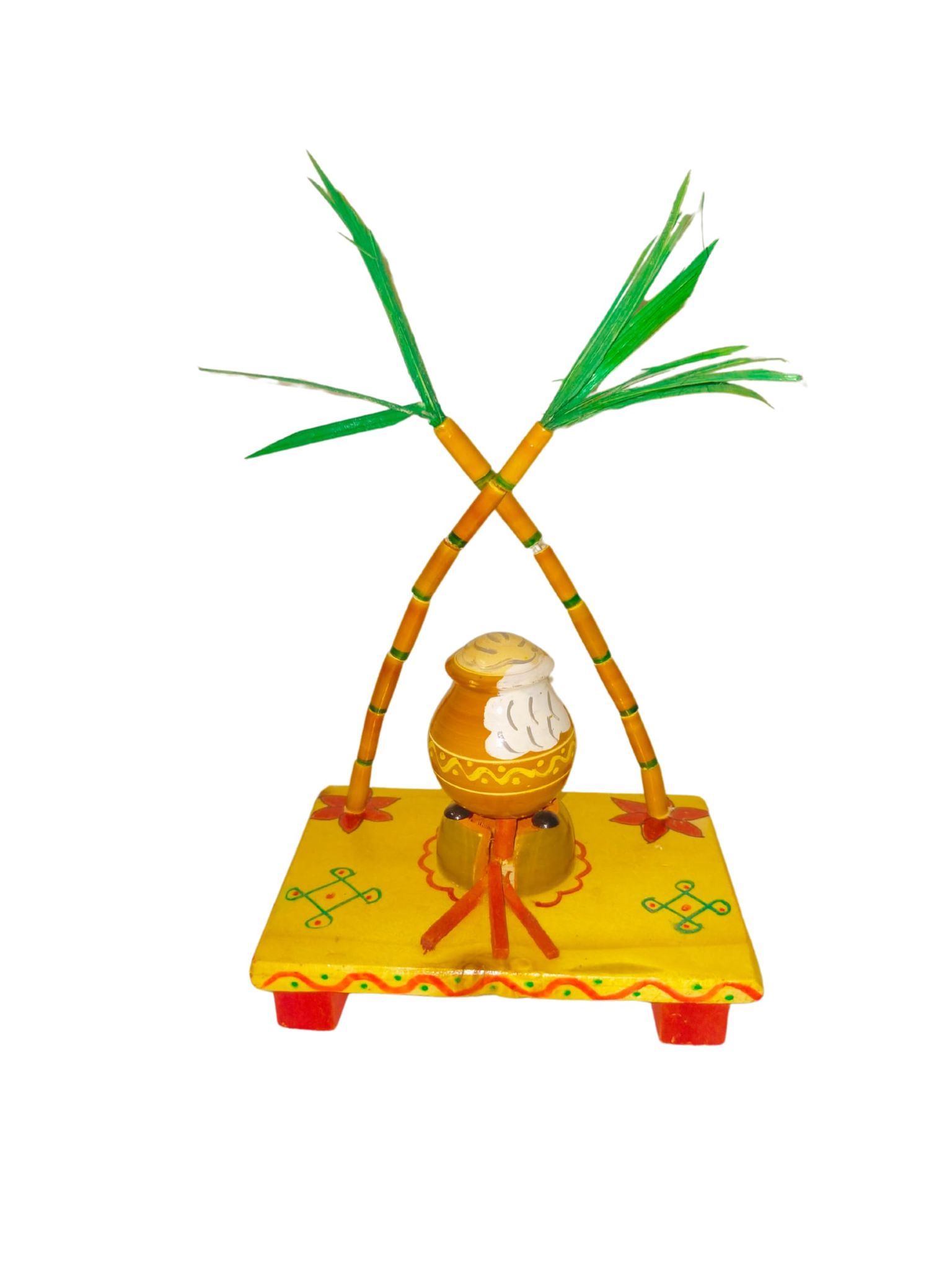 Etikoppaka Wooden Pongal Set