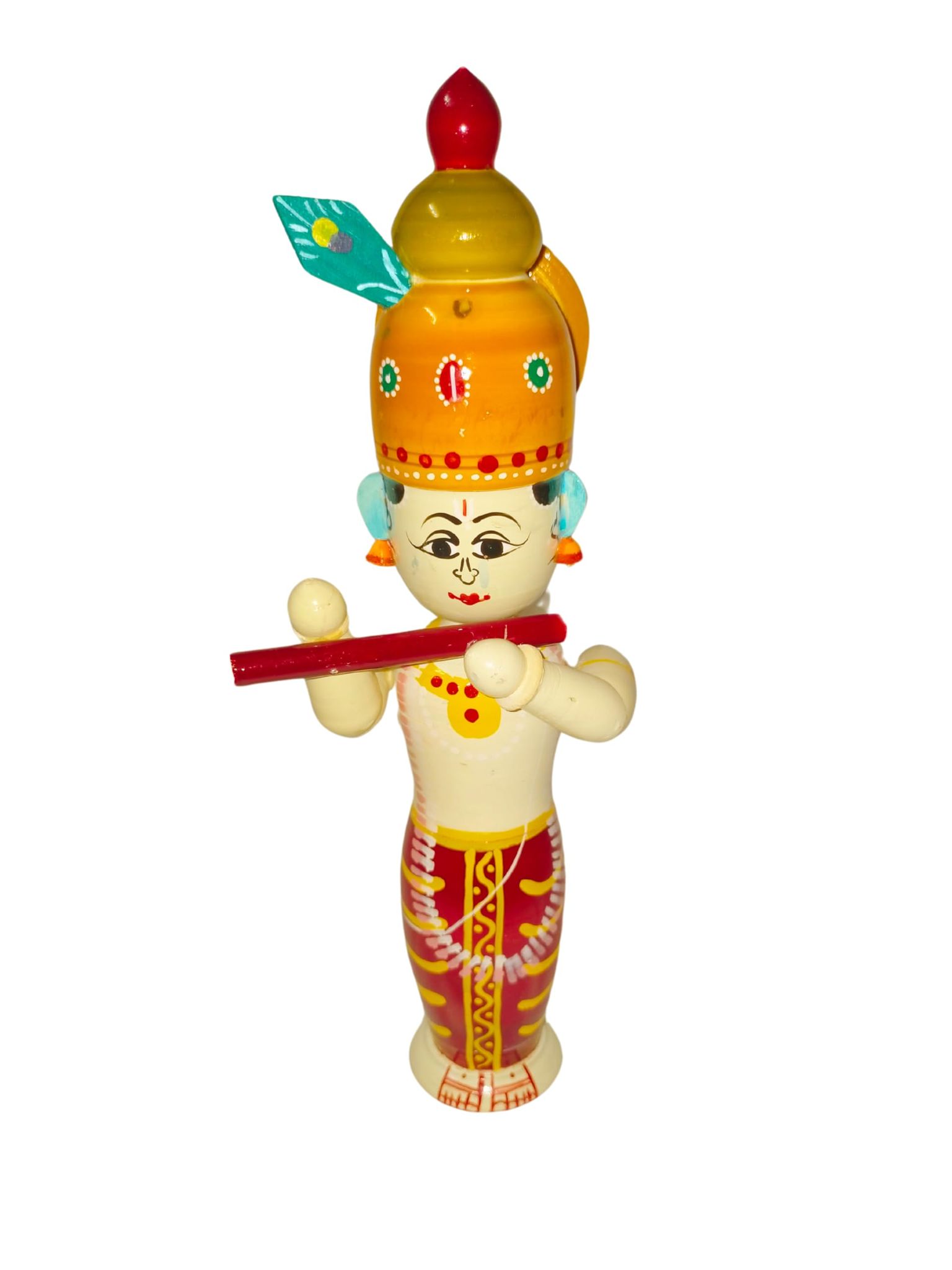 Etikoppaka Wooden Krishna Idol