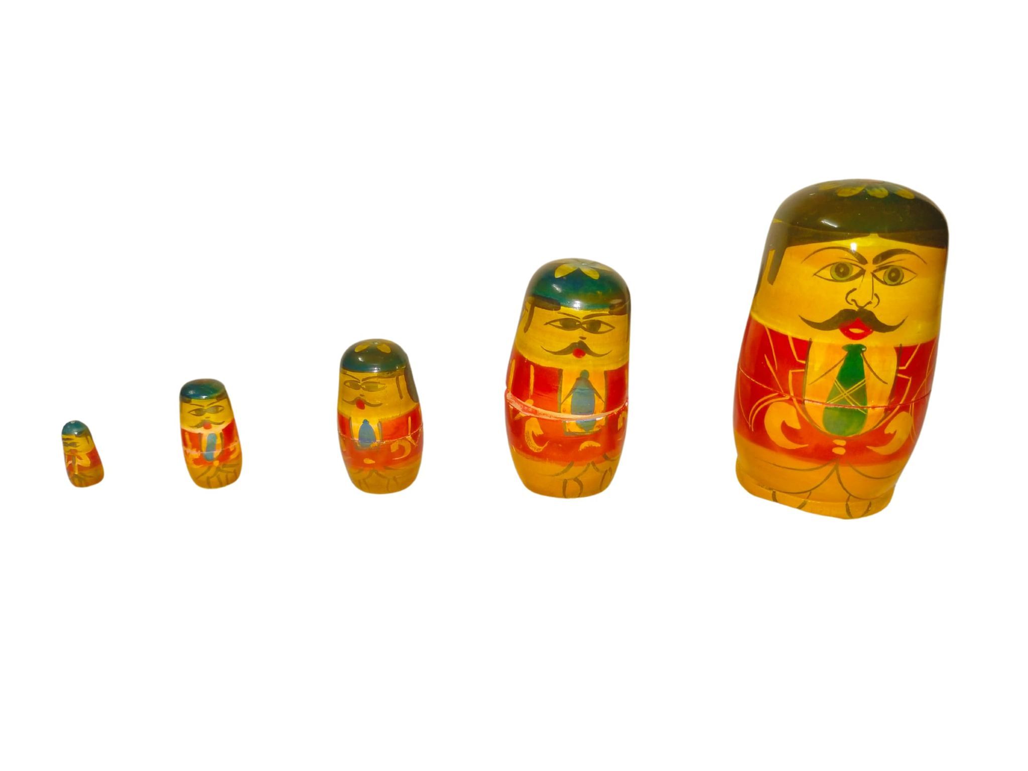 Etikoppaka Wooden Artisan Men Set (5-Piece)