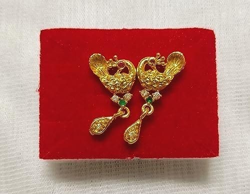 Gold Plated Earrings (Alloy Drops)