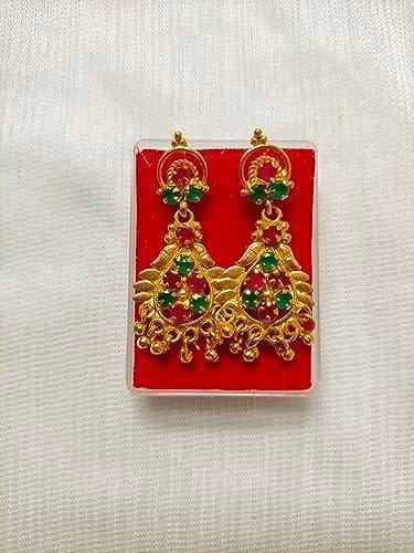 Stone Hanging Earrings