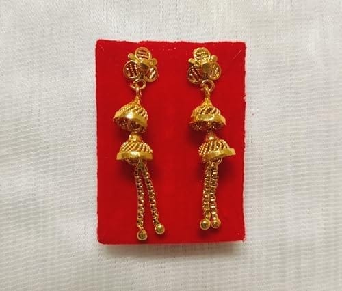 Jhumka Earrings (2-Step)