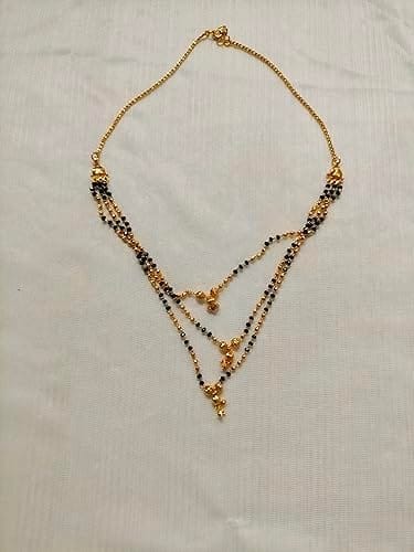 3-Step Black Beads Chain