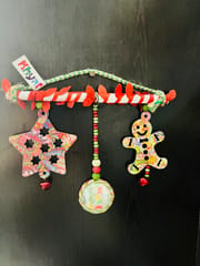 XMas special hangings - star and gingerbread man - for door or wall