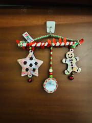 XMas special hangings - star and gingerbread man - for door or wall