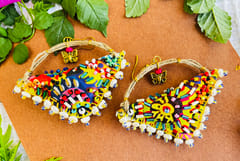 Dhanak Handcrafted earrings- I