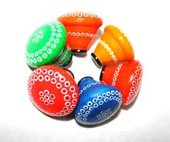 Brighten-Me-Up - Hand Painted Knobs - Set of 6