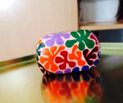 [SOLD] Pretty Choco-Berry Handpainted Paper Napkin Holders