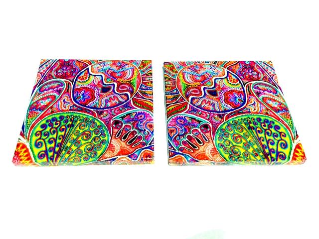 Khyatiworks Artwork Ceramic Coaster