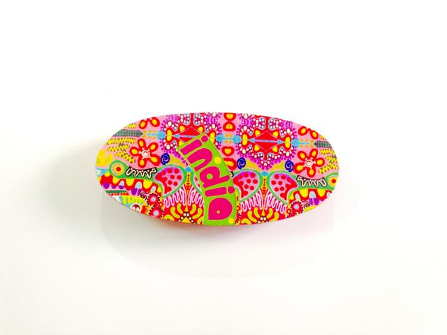 Colorama Oval India Wooden Magnet Khyatiworks