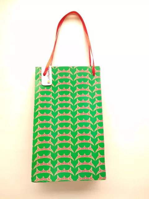 Festive Green Gift Bag - Large