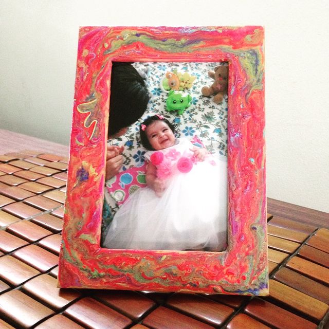 Candylicious Handpainted photo frame