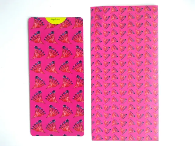 Lakshmi Padam Gift Envelopes and Card - pink