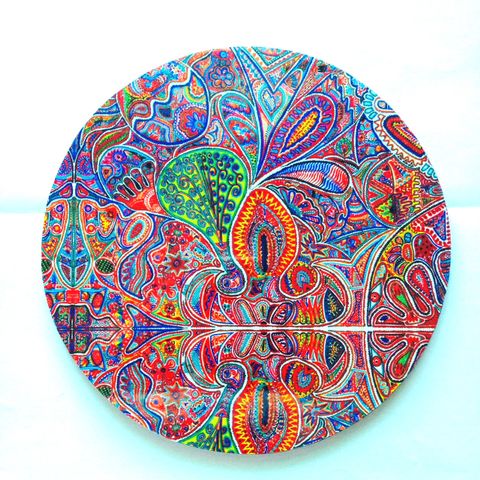 Of What We Are Round Placemat