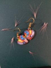 COLORFUL STAR GLASS EARRINGS