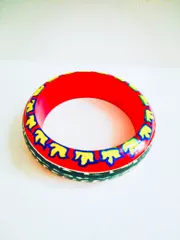 A QUIRKY AFFAIR - BLAZING RED BANGLE