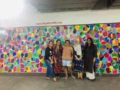 ' Celebrating Diversity ' Mural at DLF Mall Of India, Noida