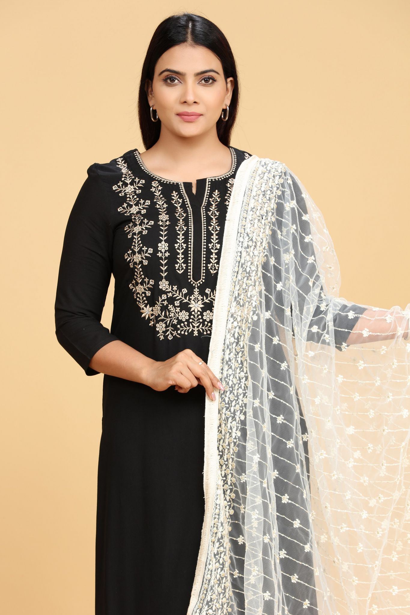 Dupatta D13 Off White