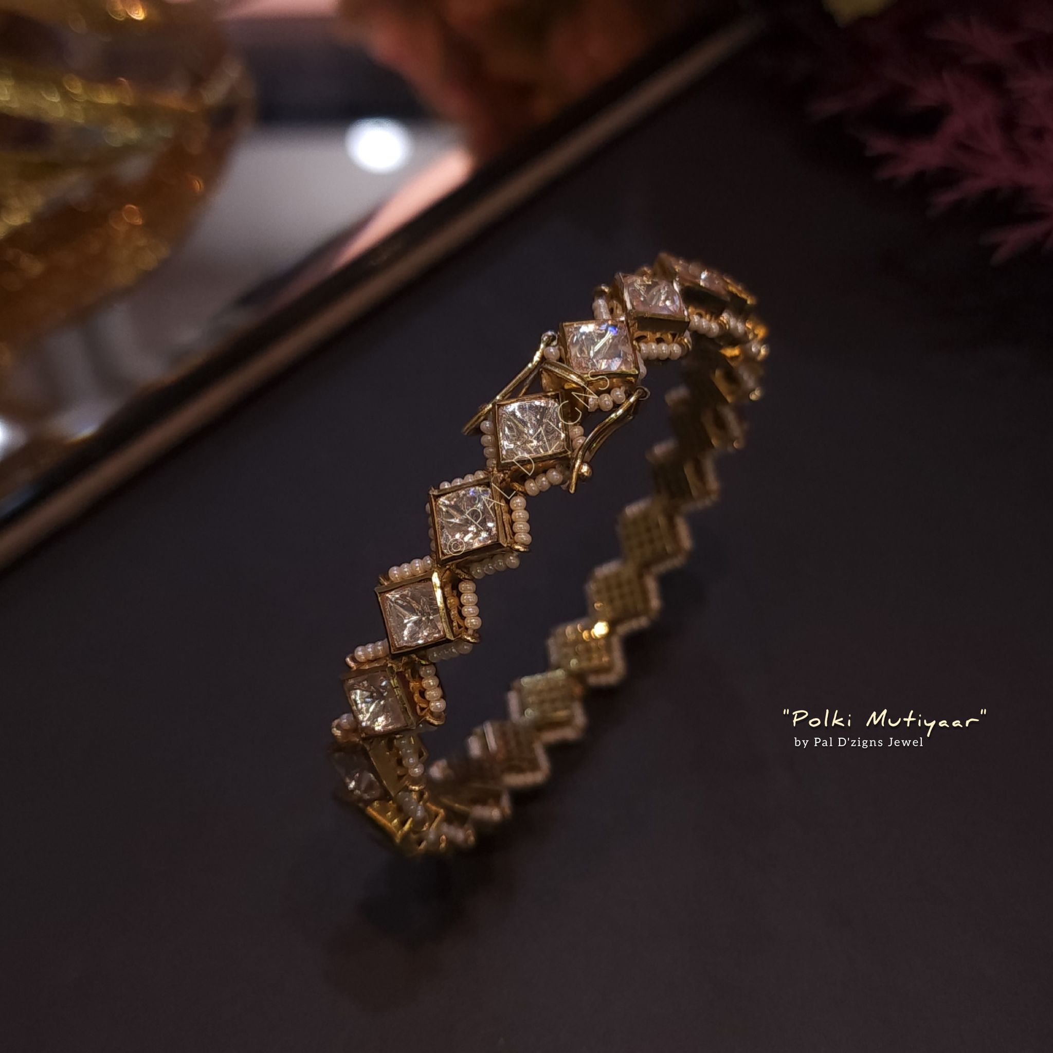Albela Moissanite Bangle - Single