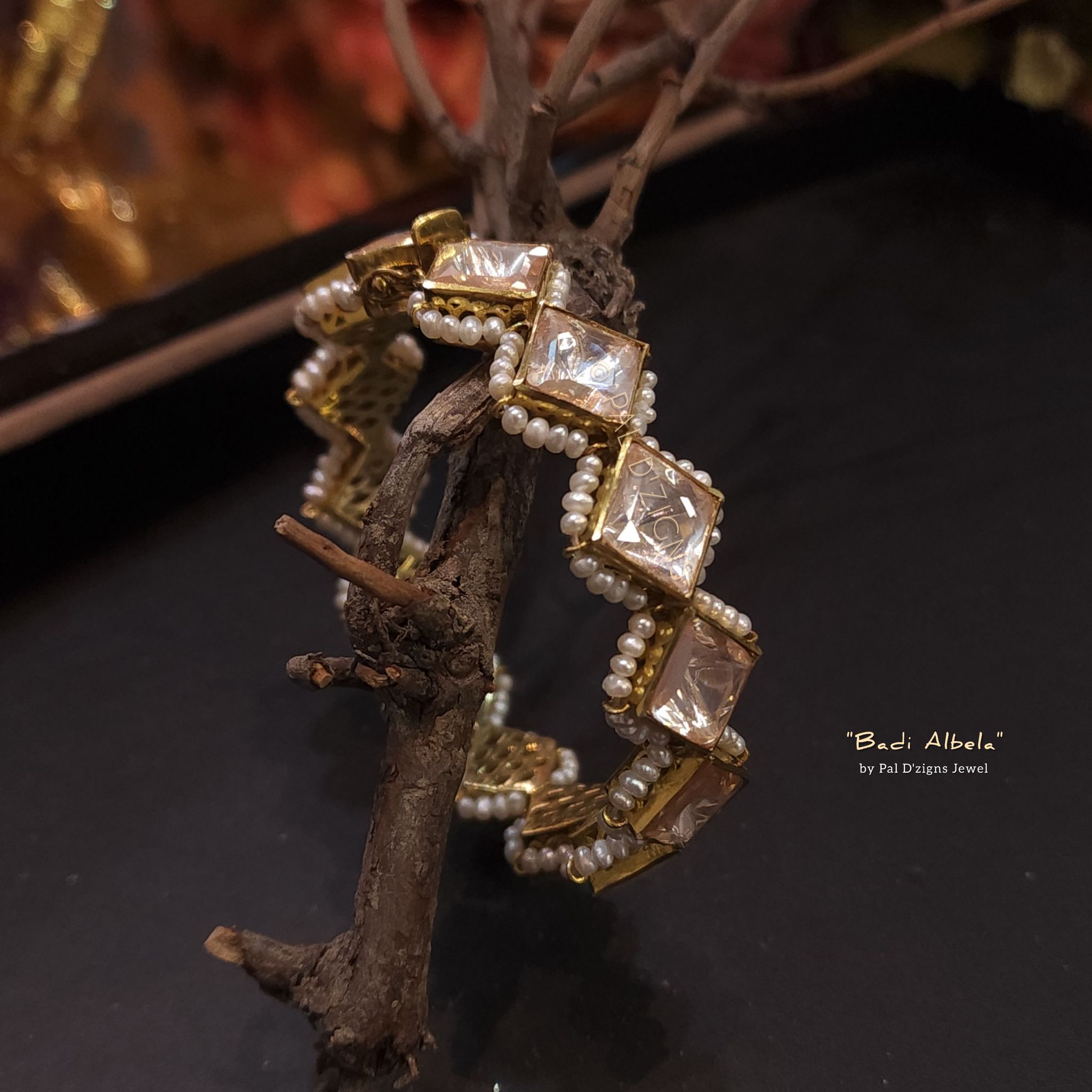 Badi Albela (2-4" Size) Moissanite Bangle