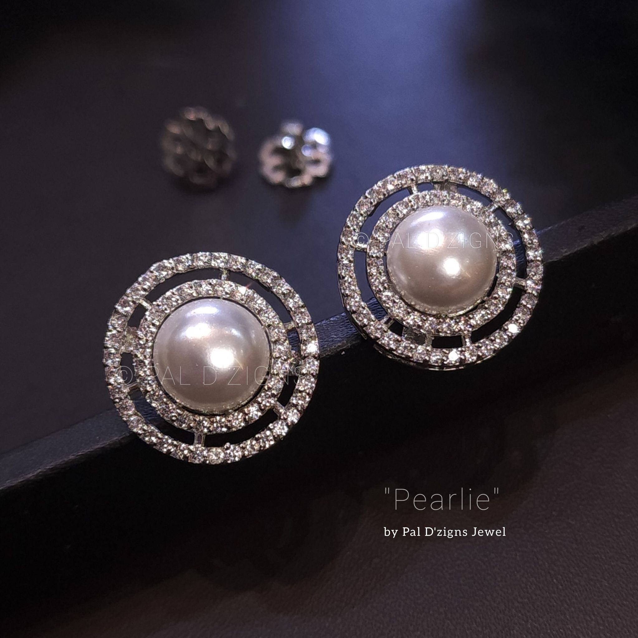 Pearlie Swarovski Earring