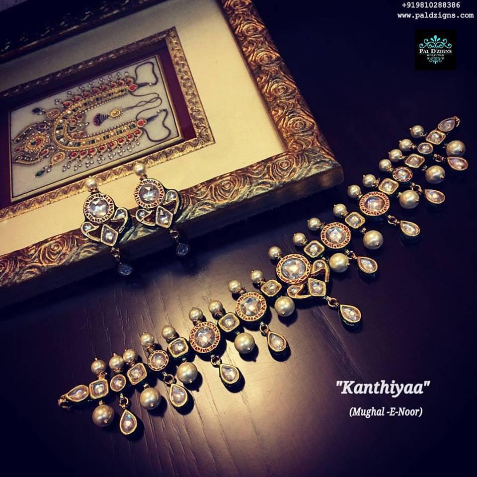 Kanthiyaa Polki Necklace set