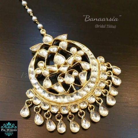 Banaarsia Bridal polki tikka Banaarsia Bridal polki tikka