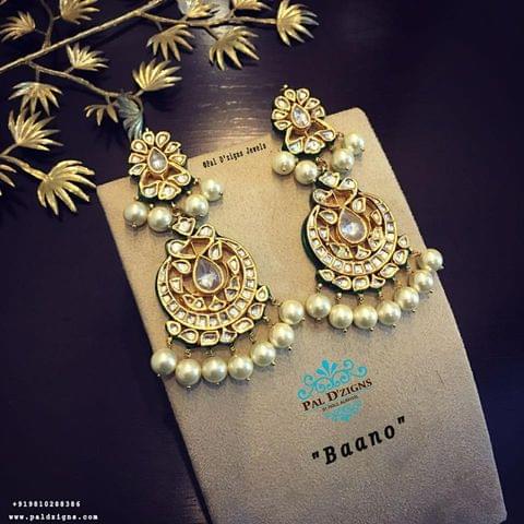 Banno Kundan-polki Earings Banno Kundan-polki Earings