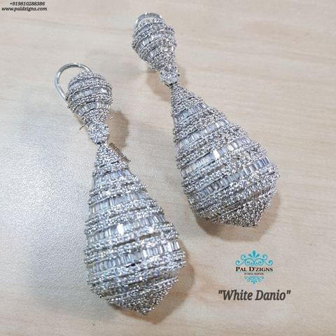 White Danio Earings White Danio Earings