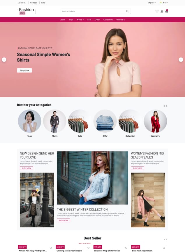 demo-vue-fashion