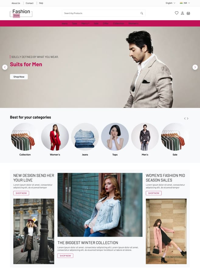 demo-vue-fashion