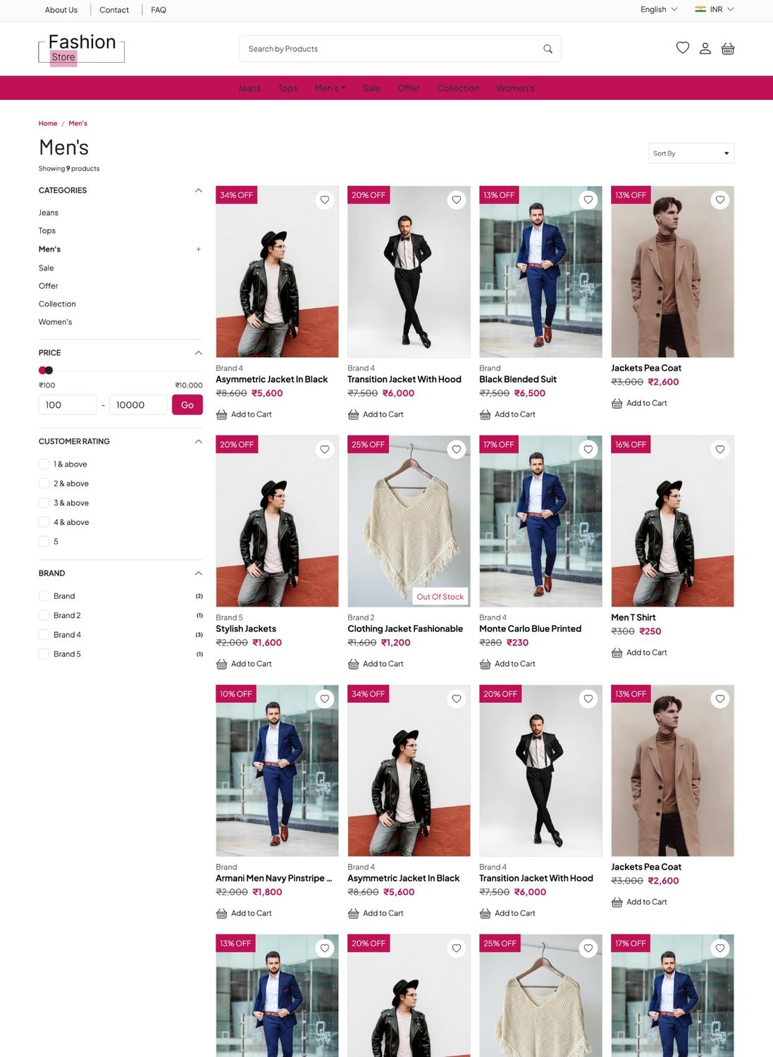 demo-vue-fashion