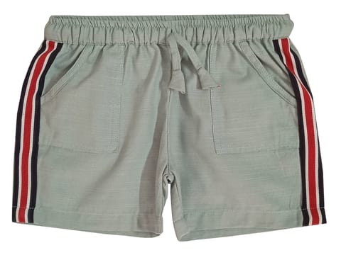 Green Shorts With Side Tape