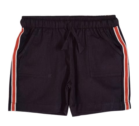 Dark Grey Shorts With Side Tape