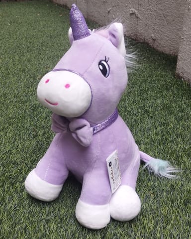 Shiny unicorn  With Bow - Purple