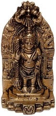 Brass Idol Lord Balarama (Baladeva, Balabhadra): Collectible Statue of Shri Krishna's Brother (12258)