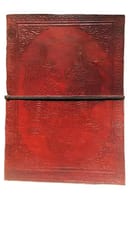 Leather Diary / Journal / Notebook "Dancing Dragons" for Corporate Gift or Personal Memoir (10105)