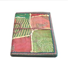 Indian Handmade Patchwork Embroidery paper Diary / Journal for Office(10216)