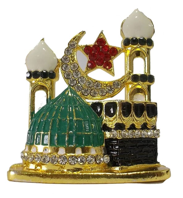 Muslim Religious Mecca Madina Showpiece for car Dashboard (10538)