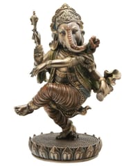 Dancing Ganesha Ganpati Vinayak Statue Idol for Home Temple Decor Indian Gift 10836